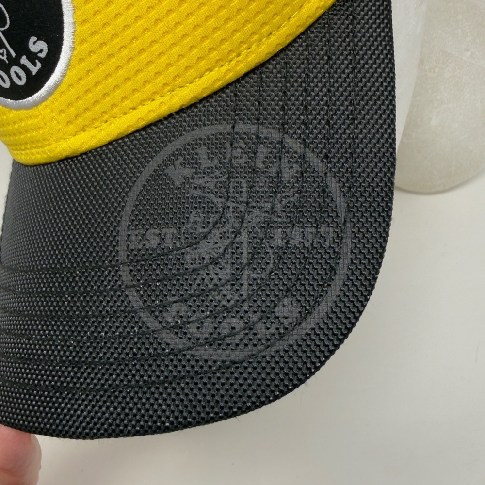 Klein Tools Yellow Black Adjustable Baseball Cap Lineman Logo Hat One Size - Picture 2 of 10